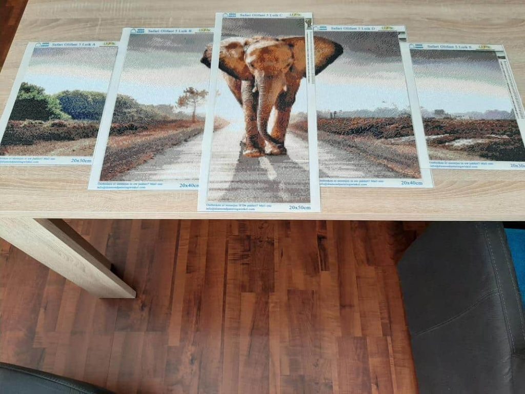 Diamante pintura ejemplo 5 luika