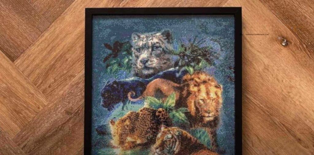 Plan paso a paso para enmarcar con pintura de diamantes