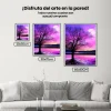 5D Pintura Diamante - Árbol y vista rosa