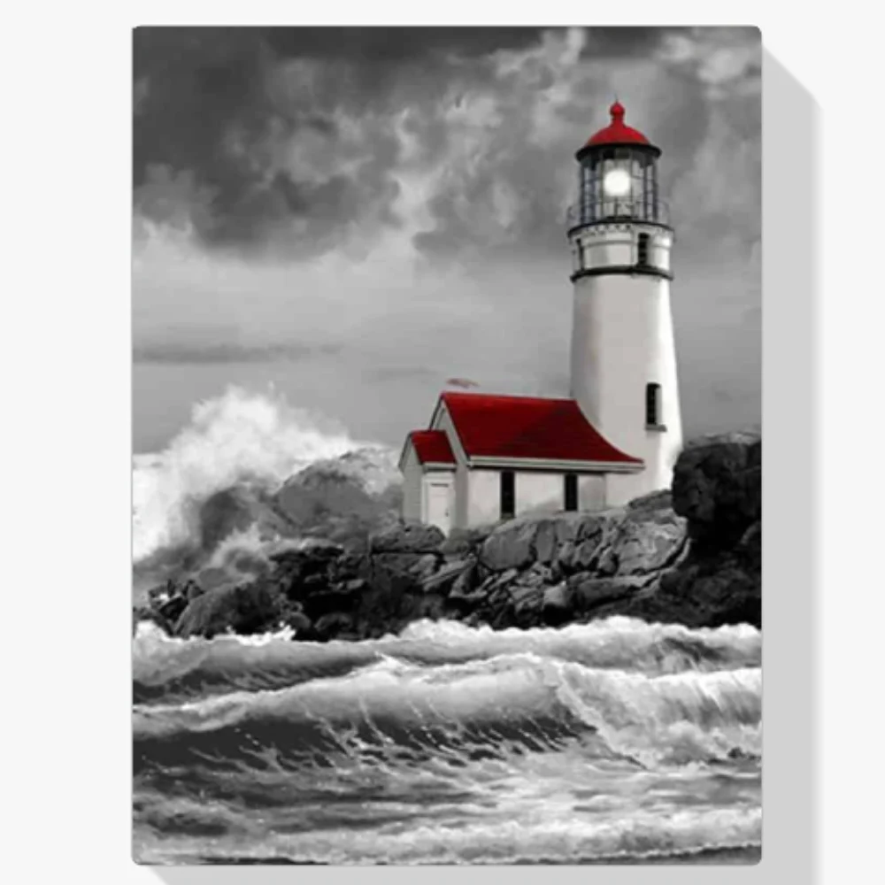 5D Pintura Diamante - Faro de Oregón