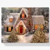 5D Pintura Diamante - La casa de Navidad