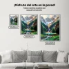 5D Pintura Diamante - Montaña y cascada