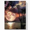 5D Pintura Diamante - Naturaleza Luna Noche