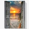 5D Pintura Diamante - Pasaje al mar