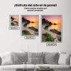 5D Pintura Diamante - Playa al atardecer