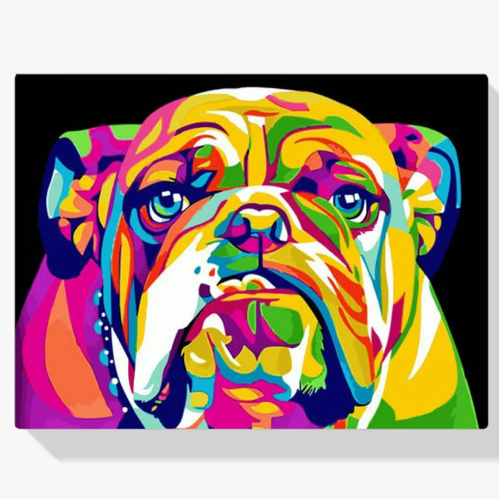 5D Pintura Diamante - Buldog
