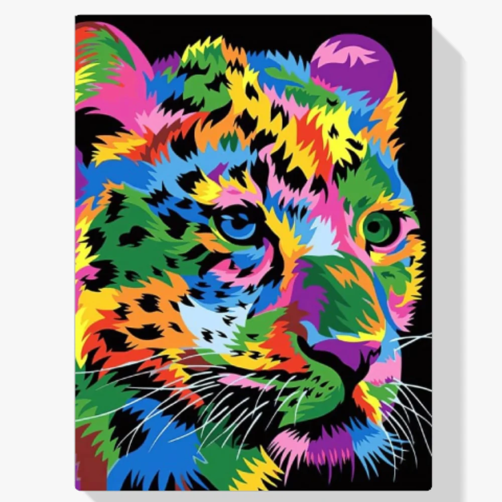 5D Pintura Diamante - Cara de tigre