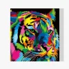 5D Pintura Diamante - Cara de tigre