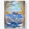 5D Pintura Diamante - Dos cisnes