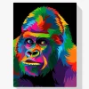 5D Pintura Diamante - El gorila