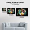 5D Pintura Diamante - El mono