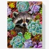 5D Pintura Diamante - El zorro se encuentra con la flor