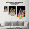 5D Pintura Diamante - Gato de colores
