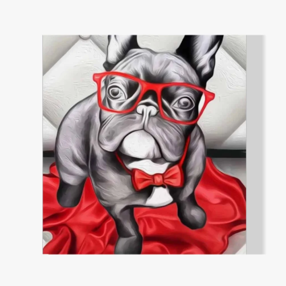 5D Pintura Diamante - Husky travieso