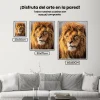 5D Pintura Diamante - León real