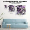 5D Pintura Diamante - Mariposas moradas