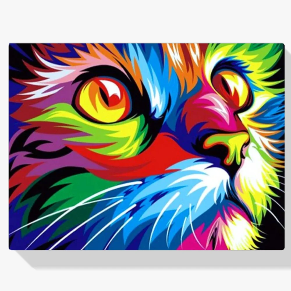 5D Pintura Diamante - Ojos de gato