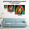 5D Pintura Diamante - Perro colorido