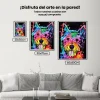 5D Pintura Diamante - Perro colorido