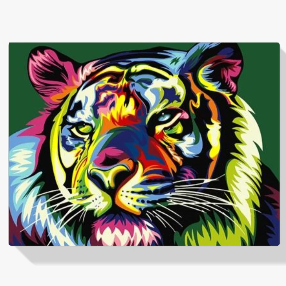 5D Pintura Diamante - Tigre