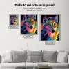 5D Pintura Diamante - Zorro colorido