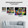 5D Pintura Diamante - Zorro colorido