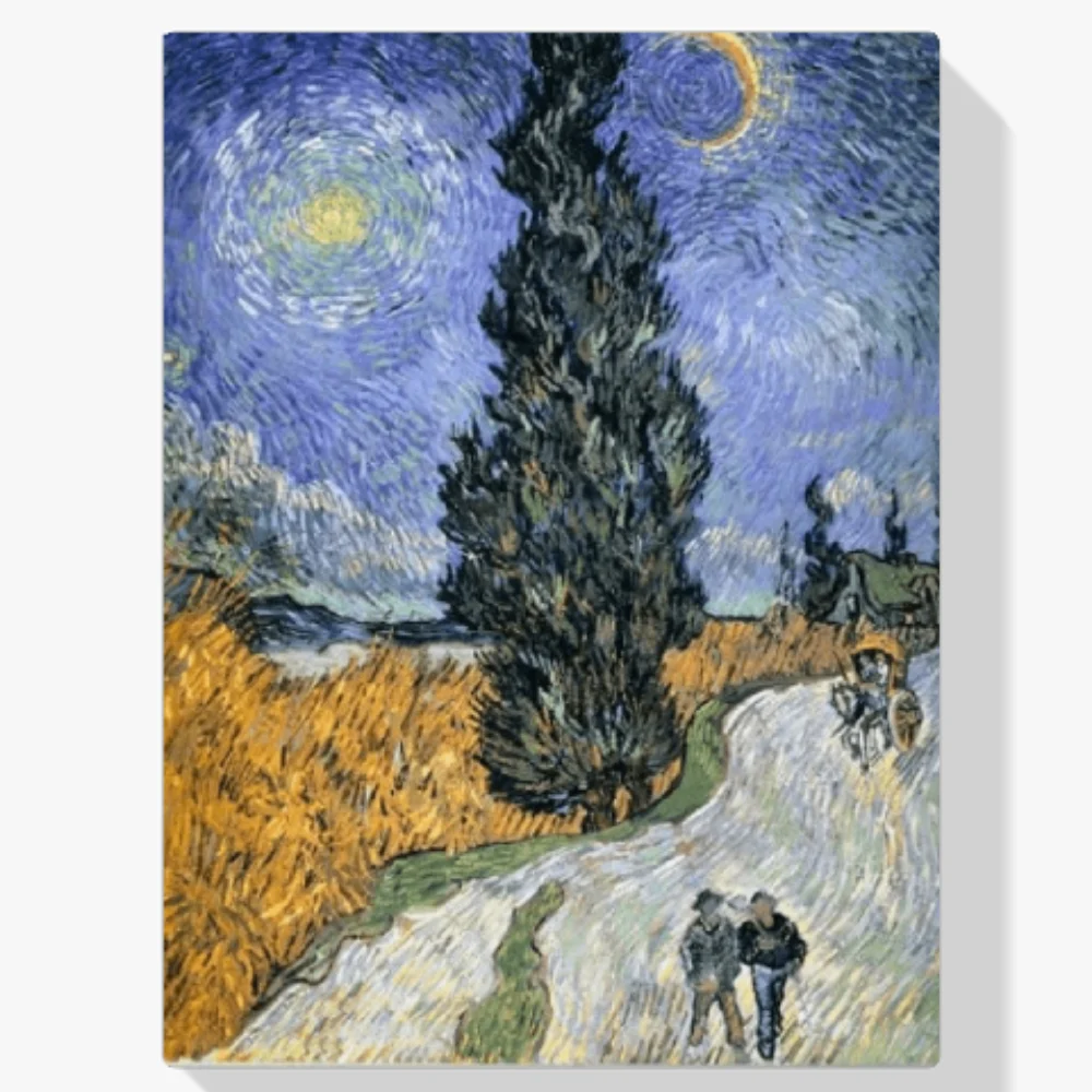 Pintura Diamante - Abajo el ciprés y la estrella