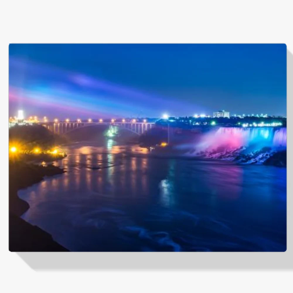 Pintura Diamante - Agua por la noche