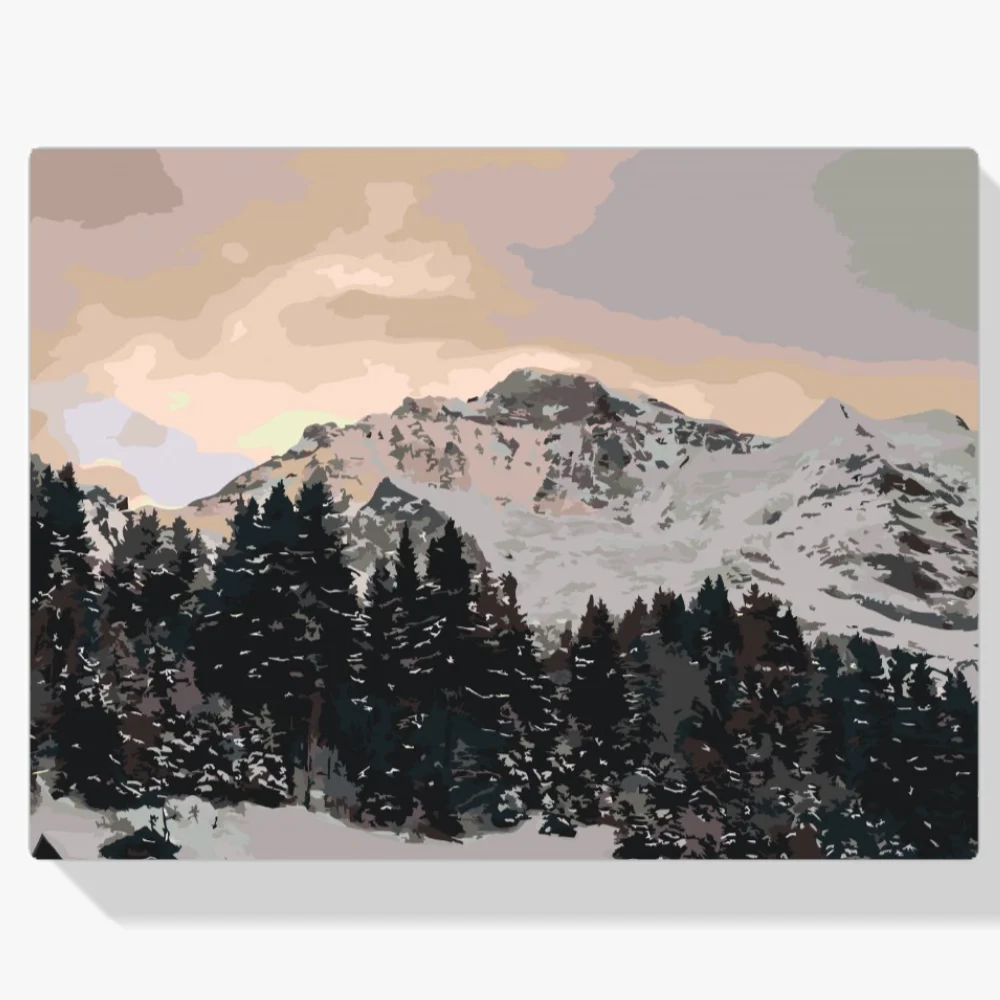 Pintura Diamante - Alpes suizos Jungfrau