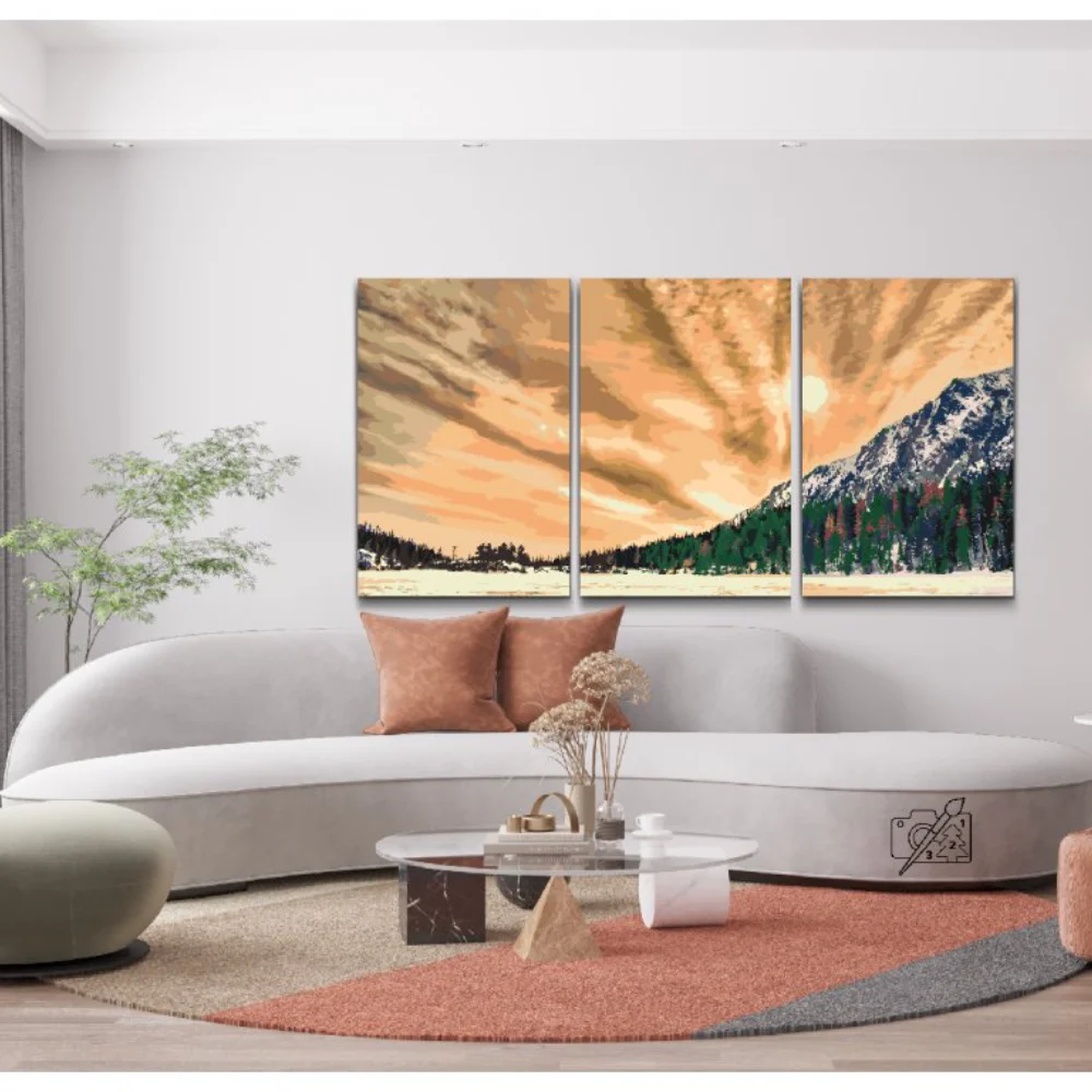 Pintura Diamante - Alto Tatra (Lote de 3)