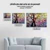 Pintura Diamante - Árbol abstracto