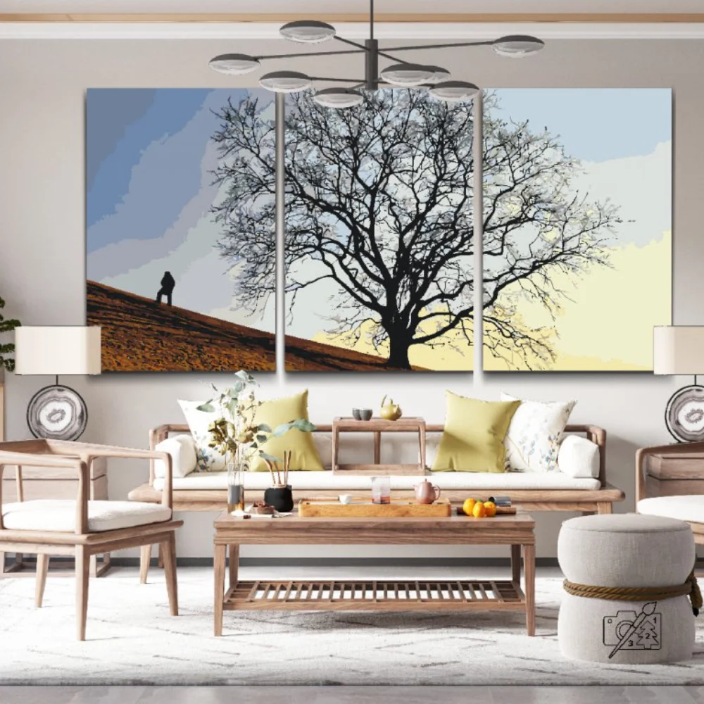 Pintura Diamante - Árbol de tarjetas de felicitación (Lote de 3)