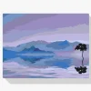 Pintura Diamante - Árbol en el lago