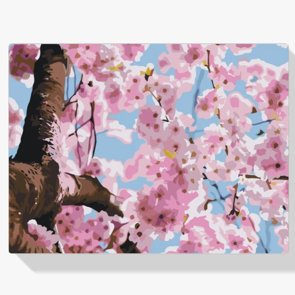 Pintura Diamante - Árbol floreciente