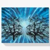 Pintura Diamante - Árboles en forma de dos caras