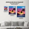 Pintura Diamante - Atardecer caribeño
