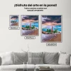 Pintura Diamante - Baliza roja alta