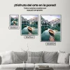 Pintura Diamante - Barco en el lago