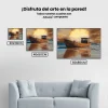 Pintura Diamante - Barco en el mar 2