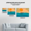 Pintura Diamante - Barco en las olas