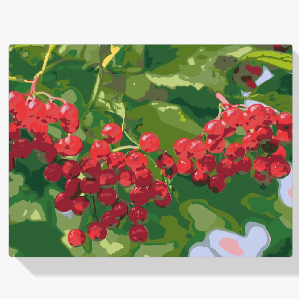Pintura Diamante - Bayas en el árbol