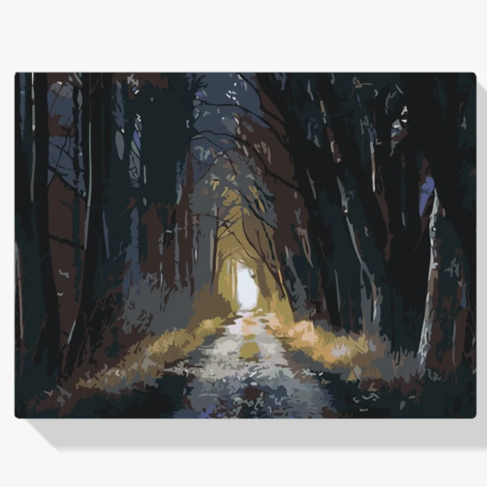 Pintura Diamante - Bosque oscuro