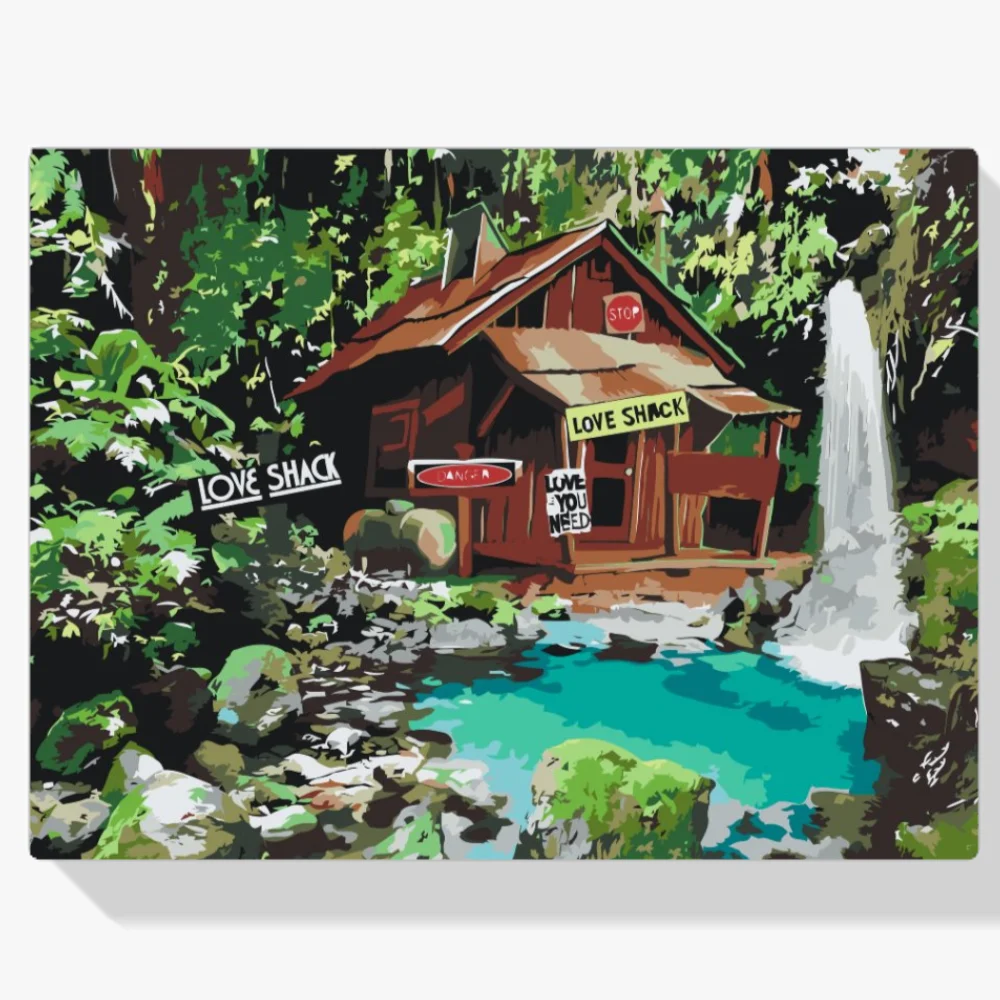 Pintura Diamante - Cabaña del amor