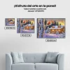 Pintura Diamante - Cabaña en la nieve