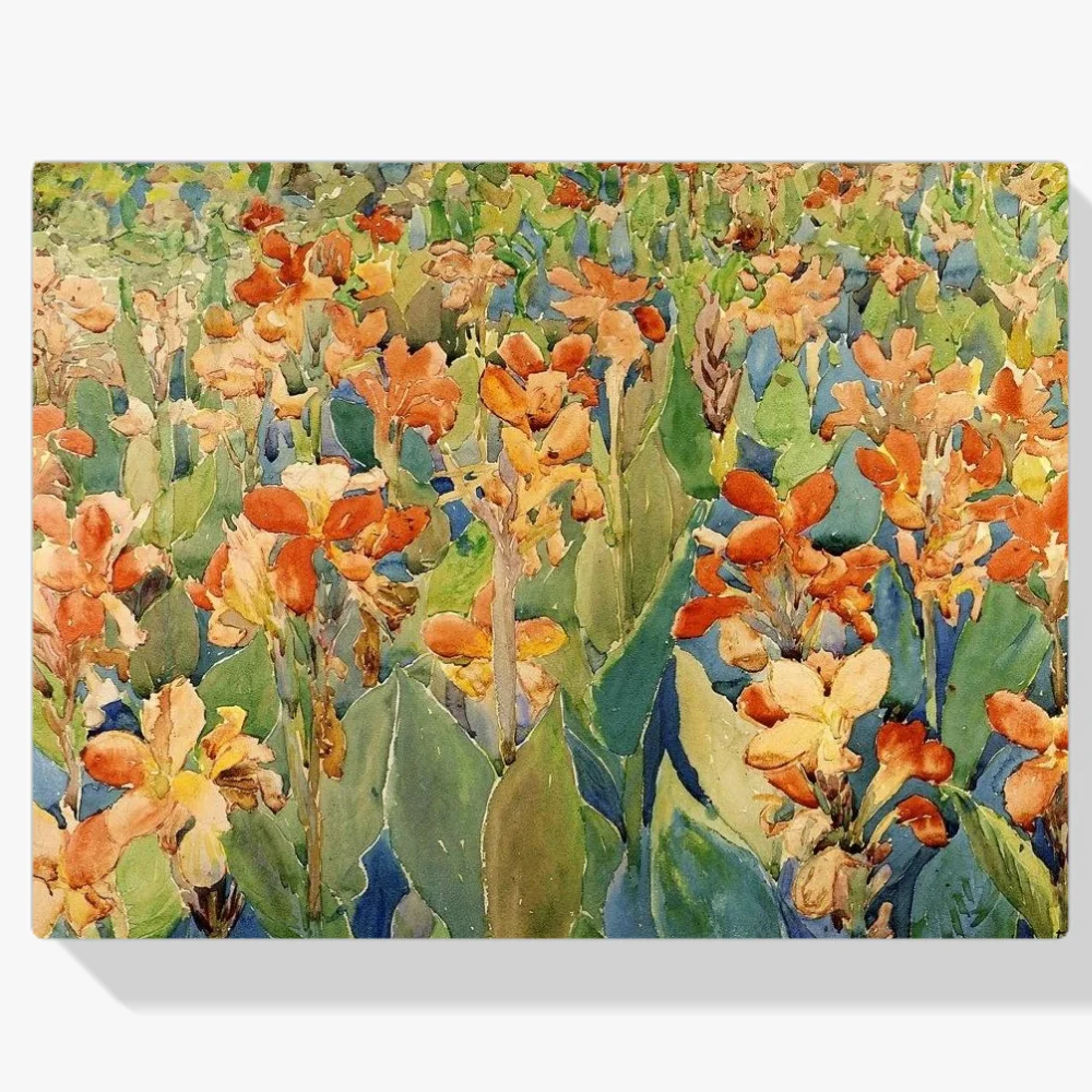 Pintura Diamante - Cama de flores