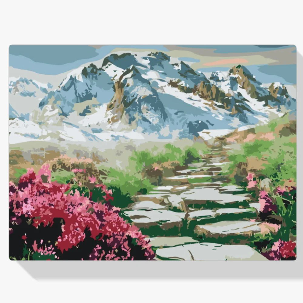 Pintura Diamante - Camino de montaña