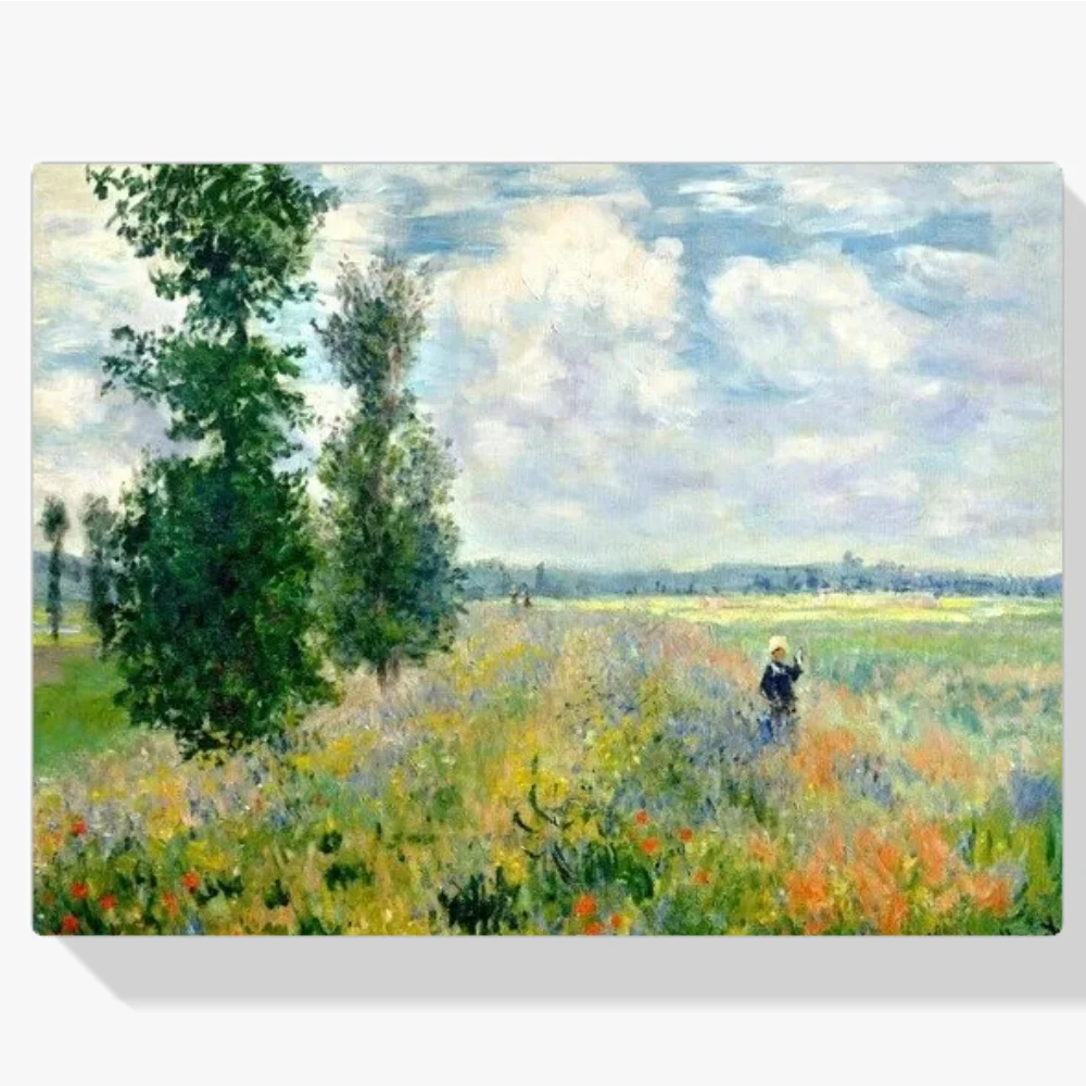 Pintura Diamante - Campos de amapolas cerca de Argenteuil