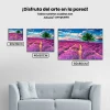 Pintura Diamante - Campos de lavanda de la Provenza