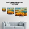 Pintura Diamante - Campos dorados