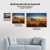 Pintura Diamante - Castillo con puesta de sol
